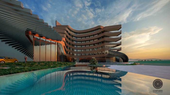 HOTEL ARCHITECTURE DESIGN LARNAKA CYPRUS - C+ Studio Architects